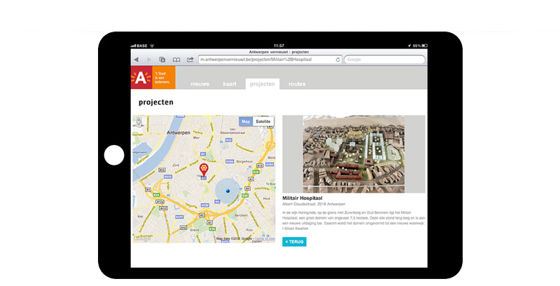 Antwerp mobile sites